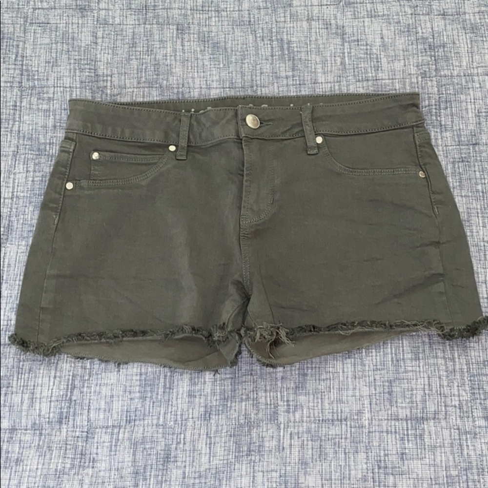 Articles of society olive jean shorts